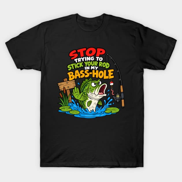 Bass Hole t-shirt design