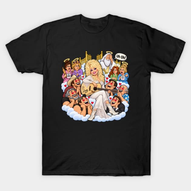 Uh Oh Dolly Funny Tee t-shirt design