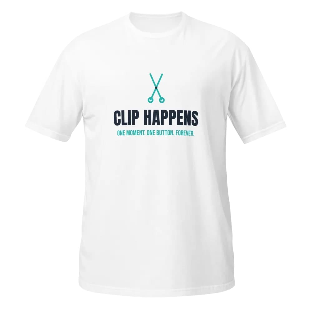 Clip Happens t-shirt design